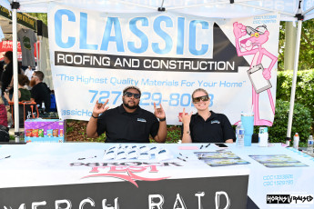 Classic Roofing & Construction tent