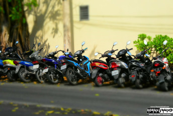Mopeds in Cozumel