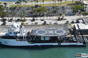 SpaceX landing recovery ship