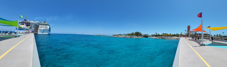Panorama from the dock