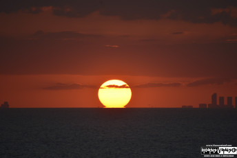 Sunset departing Miami