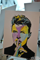 David Bowie paint class