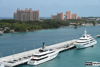 Atlantis Resort & yachts in Nassau, Bahamas