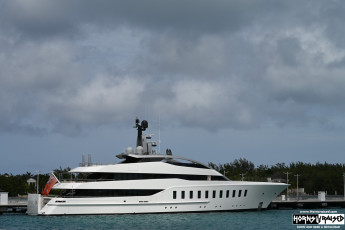 A yacht in Nassau, Bahamas