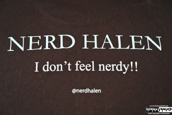 My new Nerd Halen shirt!