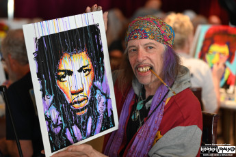 Jimi Hendrix paint class