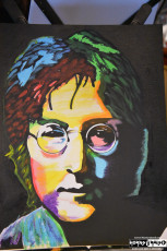John Lennon paint class